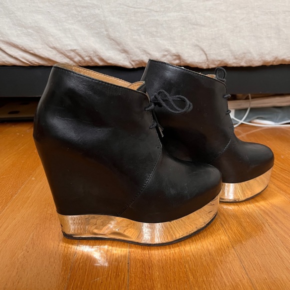 ACNE Atacoma Black Iconic Wedge - Picture 4 of 8